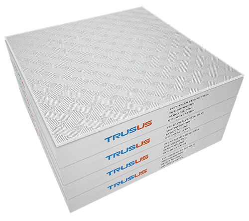 PVC Gypsum Ceiling Tiles