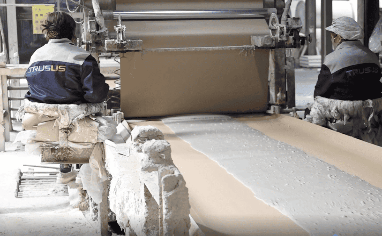 Gypsum production process