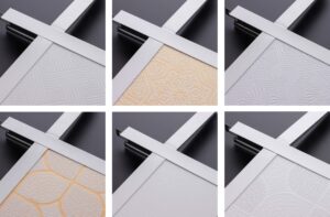 What is a T-grid ceiling?