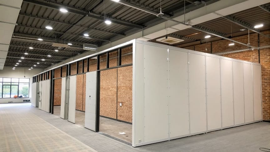 What is a T-grid ceiling?