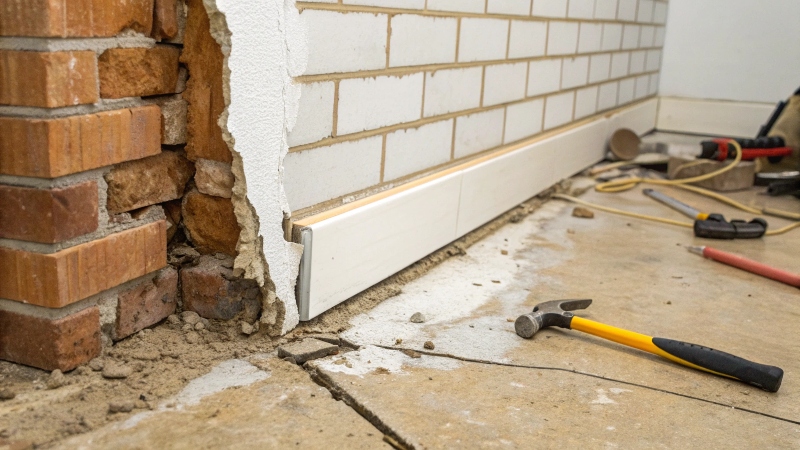 Is brick or drywall cheaper?