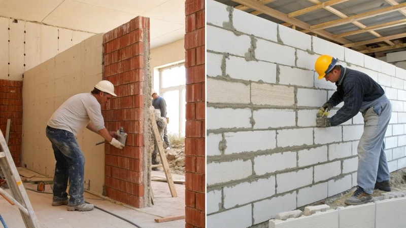 drywall vs brick flexibility
