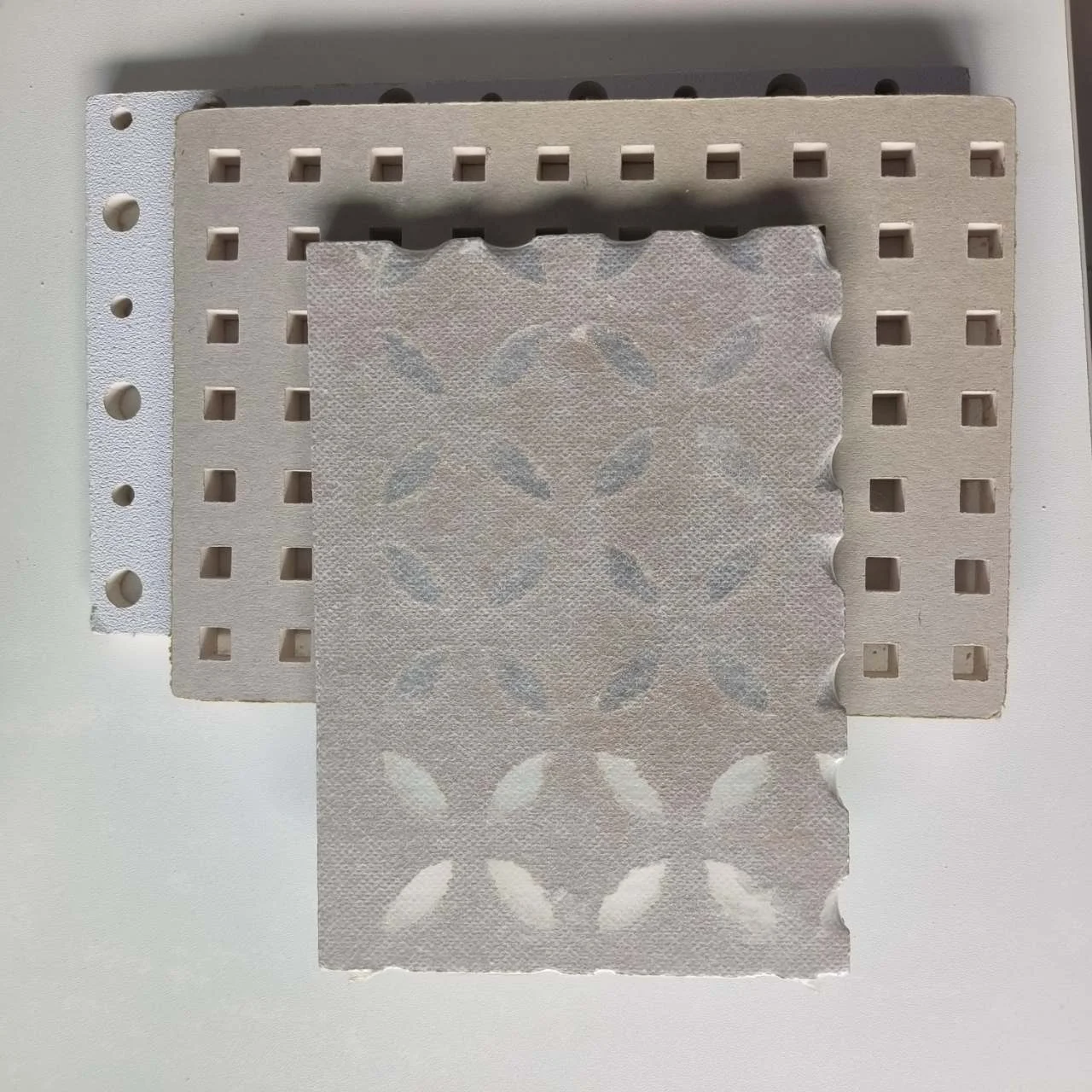 fleece backing perforated acoustic panels